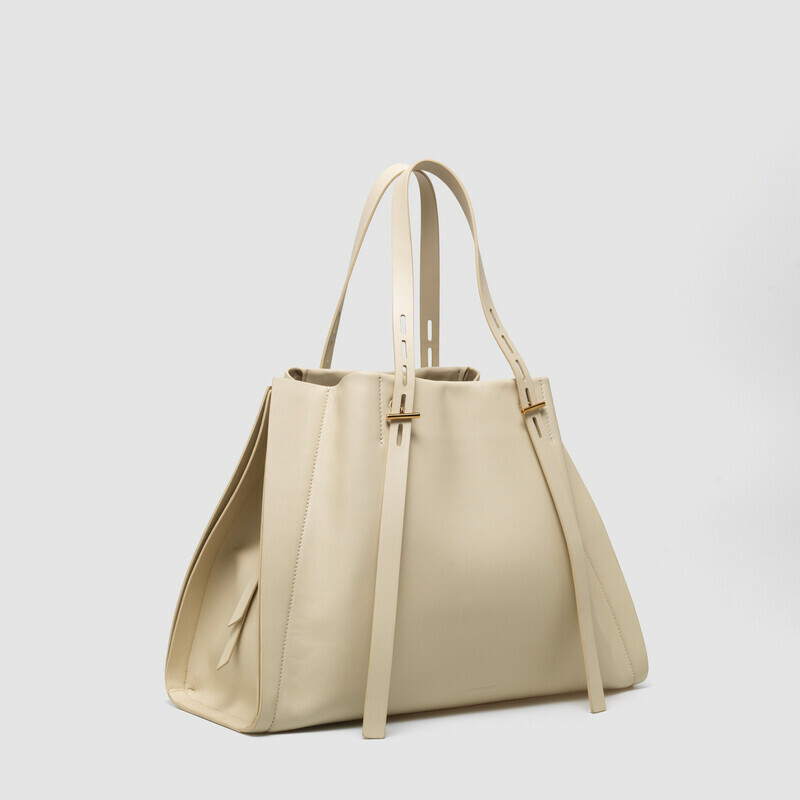 MINOBOSSI Borse PAULA IN VITELLO LISCIO   latte