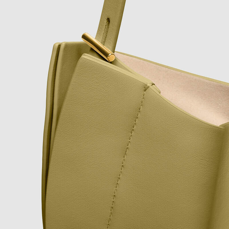 MINOBOSSI Borse LIZZIE IN VITELLO LISCIO   verde malva