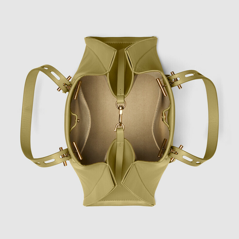 MINOBOSSI Borse Paulina in vitello liscio   verde malva