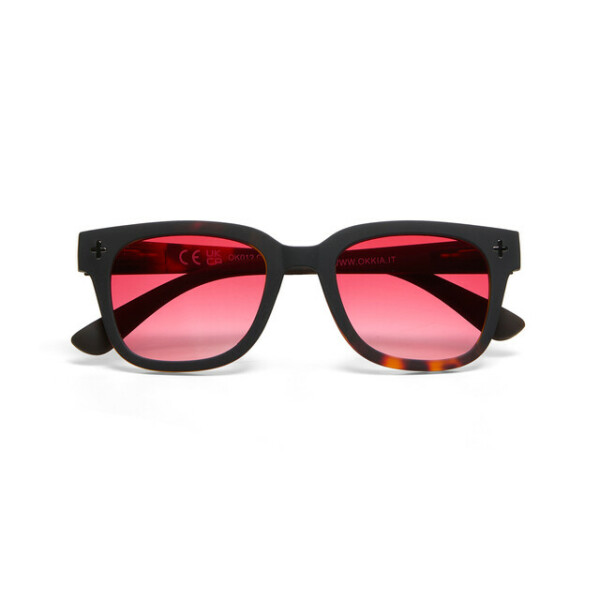 OKKIA Sun Giovanni   Havana Black (red lenses)