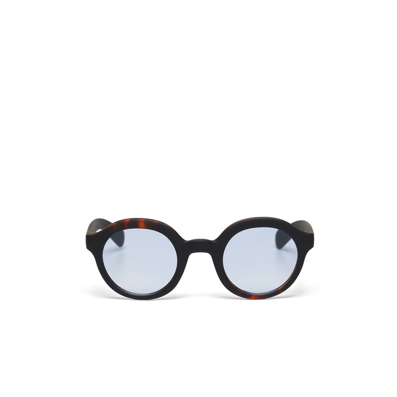 OKKIA Sun Lauro Round Havana Black (brown lenses)