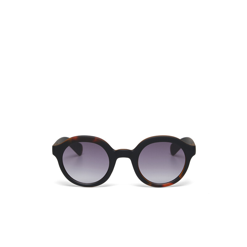 OKKIA Sun Lauro Round Havana Black (brown lenses)
