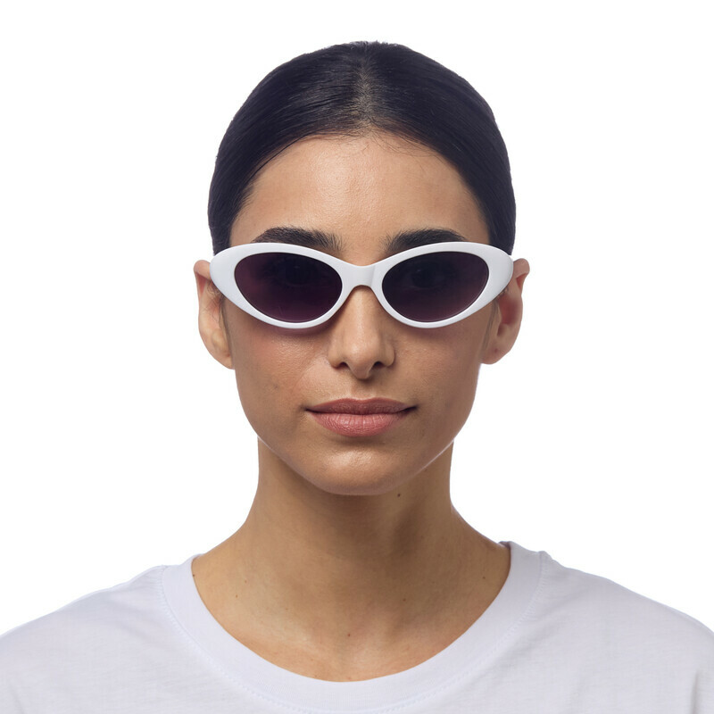 OKKIA Sun Lina Small Cat Eye Optical White