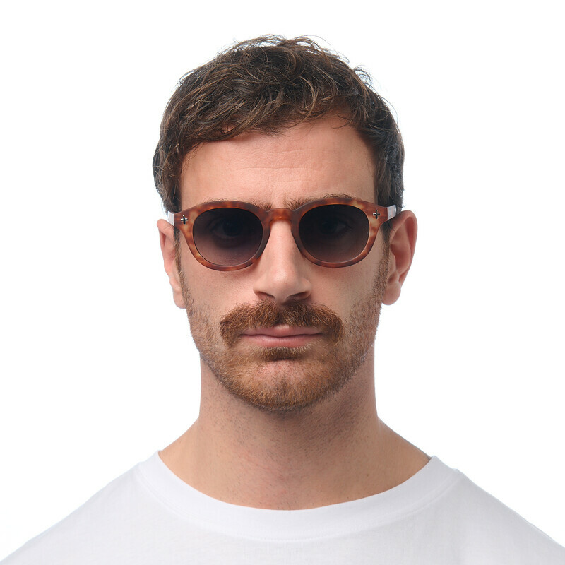 OKKIA Sun Milano   Sahara Havana (green lenses)