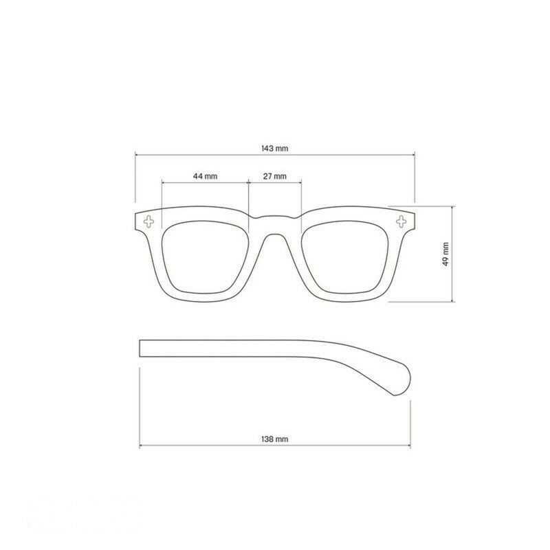 OKKIA Sun Firenze   Havana Black (blue lenses)