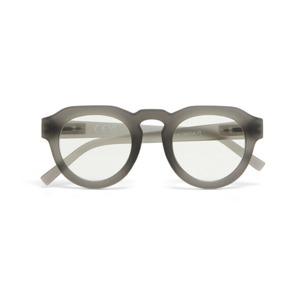 OKKIA Lectura Zeno Round Translucent Smoke