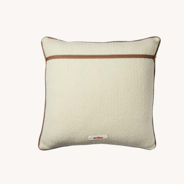 CUSSION IN SILK & CAMEL small