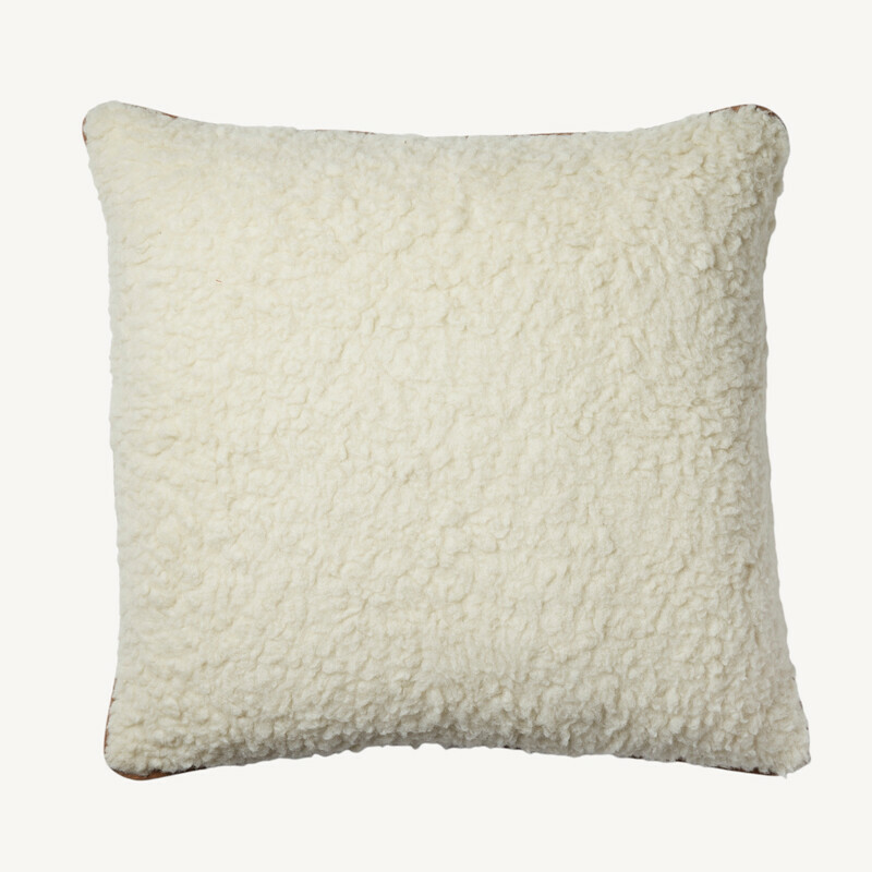 CUSSION IN SILK & CAMEL big