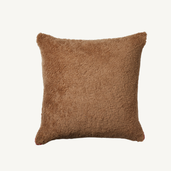 CUSSION IN SILK & CAMEL small